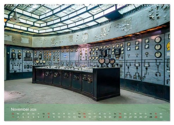 Produktbild: Betrieb eingestellt - Industrieruinen in Europa (Wandkalender 2026 DIN A2 quer), CALVENDO Monatskalender