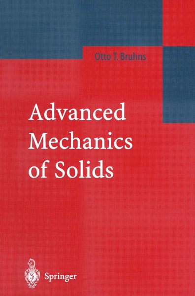 Produktbild: Advanced Mechanics of Solids