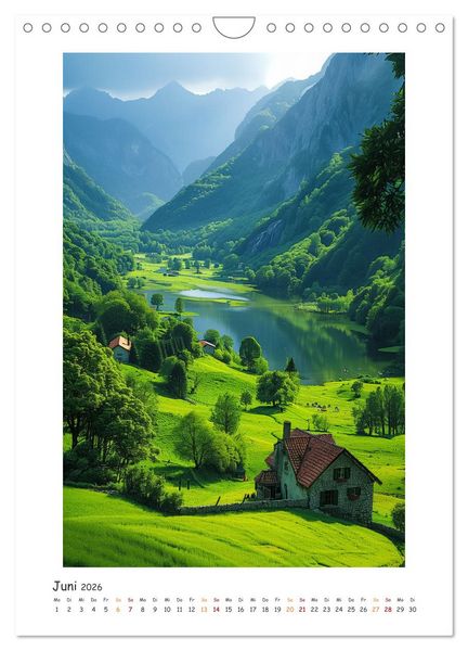 Produktbild: Die Lieder der Natur (Wandkalender 2026 DIN A4 hoch), CALVENDO Monatskalender