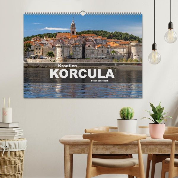 Produktbild: Kroatien - Korcula (Wandkalender 2026 DIN A2 quer), CALVENDO Monatskalender
