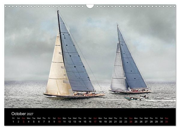 Produktbild: The Beauty of Sailing (Wall Calendar 2027 DIN A3 landscape), CALVENDO 12 Month Wall Calendar