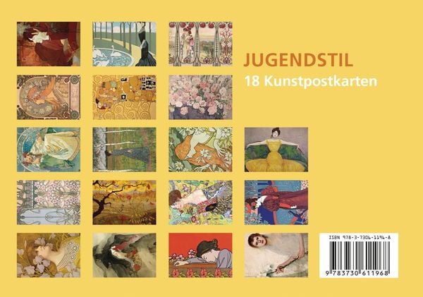 Postkarten-Set Jugendstil