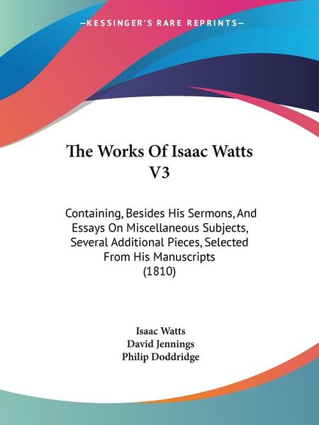 Produktbild: The Works Of Isaac Watts V3