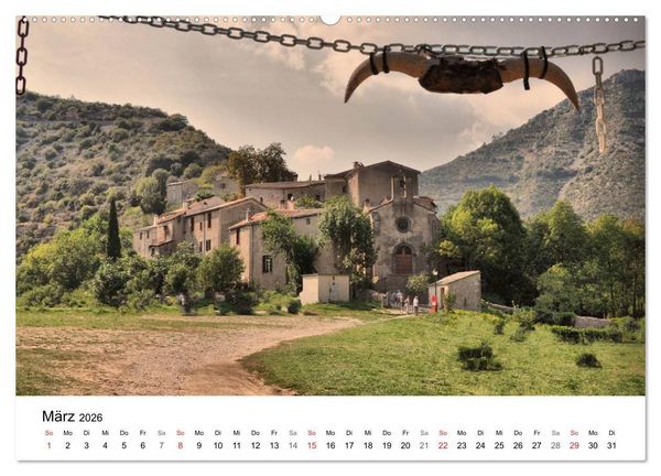 Produktbild: Frankreich- St&auml;dte und D&ouml;rfer des Languedoc-Roussillon (Wandkalender 2026 DIN A2 quer), CALVENDO Monatskalender