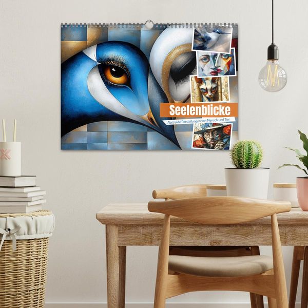 Produktbild: Seelenblicke (Wandkalender 2026 DIN A3 quer), CALVENDO Monatskalender
