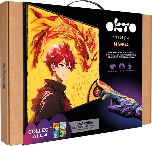 Produktbild: OKTO 3D Kreativit&auml;tsset Manga "Feuer"