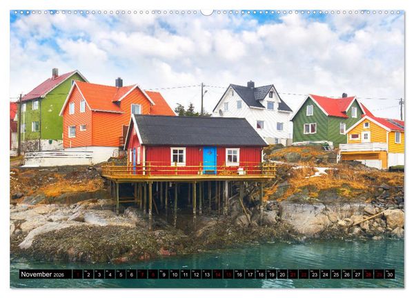 Produktbild: Lofoten Inselzauber (hochwertiger Premium Wandkalender 2026 DIN A2 quer), Kunstdruck in Hochglanz