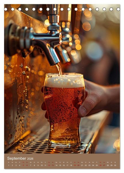 Produktbild: Bier-Liebe Von den Ahnen zu uns (Tischkalender 2026 DIN A5 hoch), CALVENDO Monatskalender