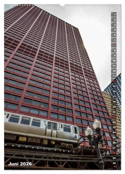 Produktbild: CHICAGO Der Stadtkern (hochwertiger Premium Wandkalender 2026 DIN A2 hoch), Kunstdruck in Hochglanz
