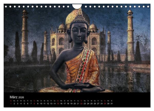Produktbild: All U Buddhas (Wandkalender 2026 DIN A4 quer), CALVENDO Monatskalender