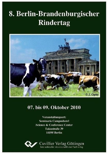 Produktbild: 8. Berlin-Brandenburgischer Rindertag. 07. bis 09. Oktober 2010