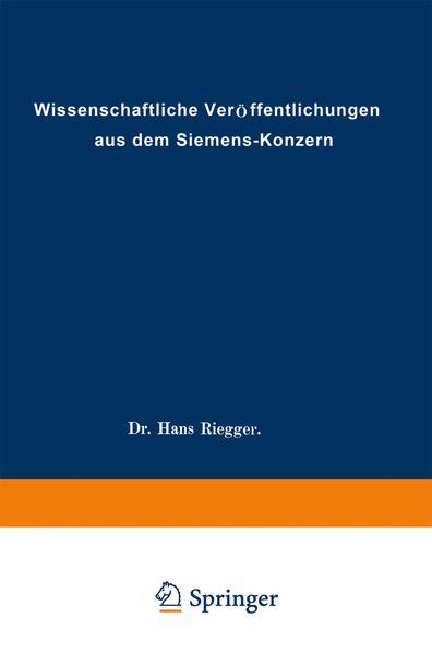 Produktbild: Wissenschaftliche Ver&ouml;ffentlichungen aus dem Siemens-Konzern