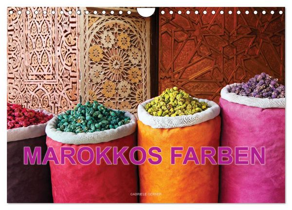 Produktbild: Marokkos Farben (Wandkalender 2026 DIN A4 quer), CALVENDO Monatskalender