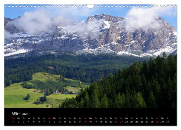 Produktbild: S&uuml;dtirol 2026 (Wandkalender 2026 DIN A3 quer), CALVENDO Monatskalender