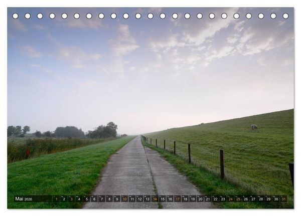Produktbild: Impressionen aus dem Wesermarsch - Butjadingen 2026 (Tischkalender 2026 DIN A5 quer), CALVENDO Monatskalender