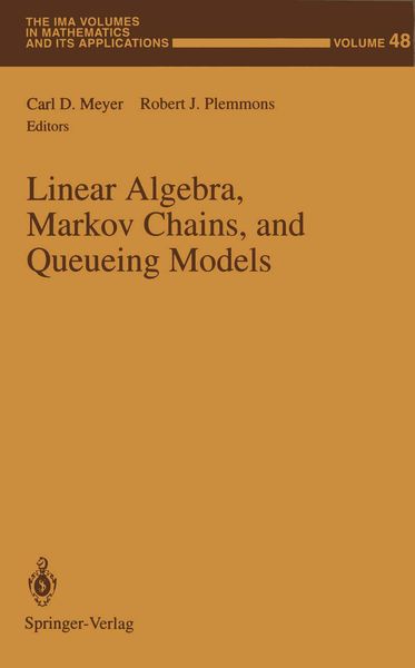 Produktbild: Linear Algebra, Markov Chains, and Queueing Models