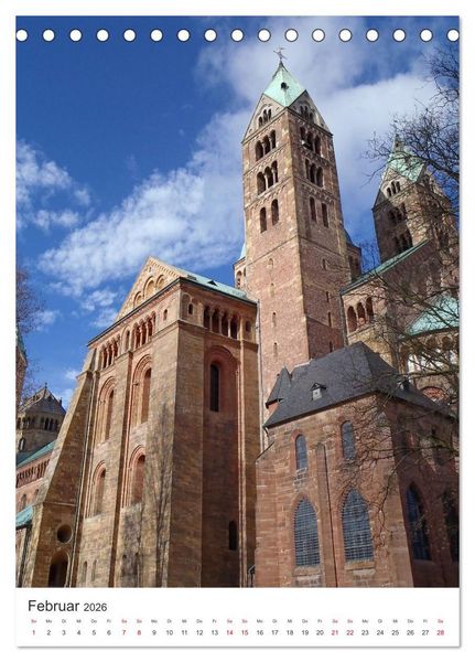 Produktbild: Speyer-Rund um die Maximilianstra&szlig;e (Tischkalender 2026 DIN A5 hoch), CALVENDO Monatskalender