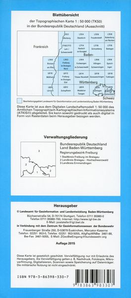 Produktbild: L7912 Freiburg im Breisgau-Nord