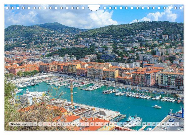 Produktbild: S&uuml;dfrankreich - C&ocirc;te d&rsquo;Azur (Wandkalender 2026 DIN A4 quer), CALVENDO Monatskalender