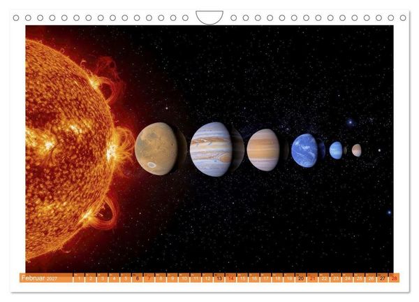 Produktbild: Im Weltall ist Stille (Wandkalender 2027 DIN A4 quer), CALVENDO Monatskalender