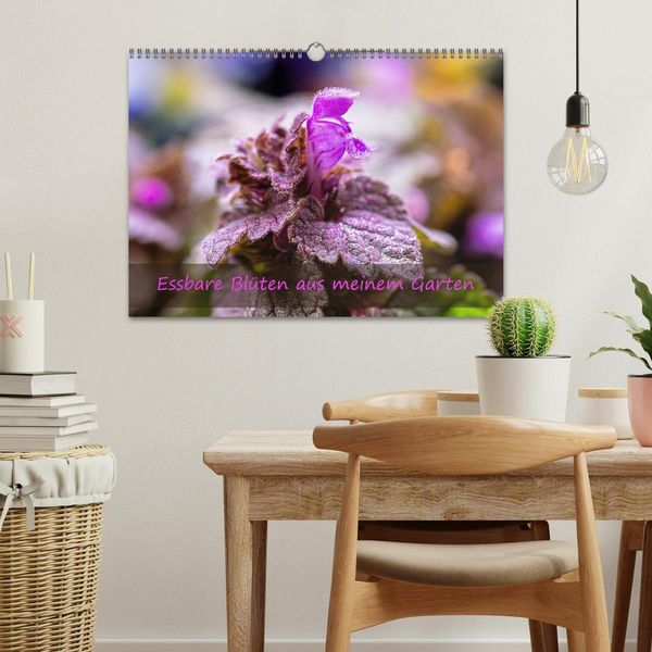 Produktbild: Essbare Bl&uuml;ten aus meinem Garten (Wandkalender 2026 DIN A3 quer), CALVENDO Monatskalender