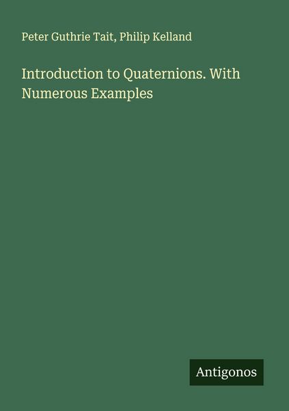 Produktbild: Introduction to Quaternions. With Numerous Examples