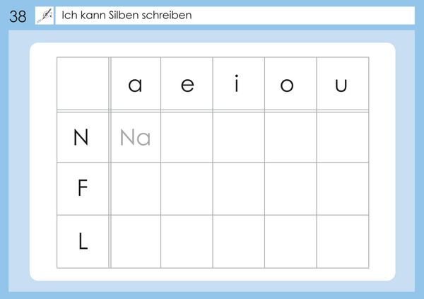 Produktbild: Mein Silbenheft