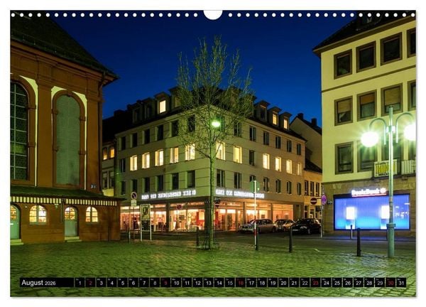 Produktbild: Mannheim Modern. Zeitgen&ouml;ssische Architektur in der Quadratestadt. (Wandkalender 2026 DIN A3 quer), CALVENDO Monatskalender