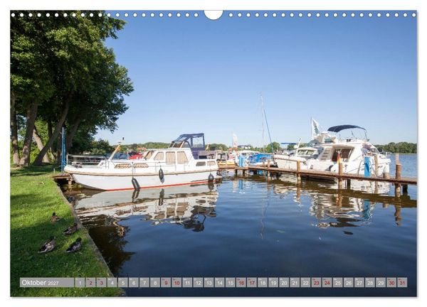Produktbild: Hausbooturlaub Deutschland - Mecklenburgische Seenplatte (Wandkalender 2027 DIN A3 quer), CALVENDO Monatskalender