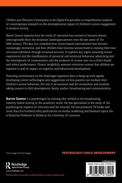 Produktbild: Children and Television Consumption in the Digital Era