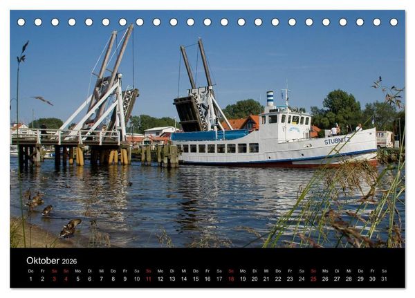 Produktbild: Univerit&auml;ts- und Hansestadt Greifswald (Tischkalender 2026 DIN A5 quer), CALVENDO Monatskalender