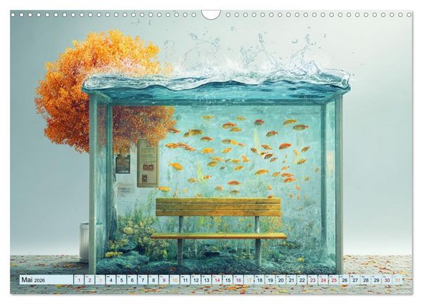 Produktbild: Freitag ist Fischtag (Wandkalender 2026 DIN A3 quer), CALVENDO Monatskalender