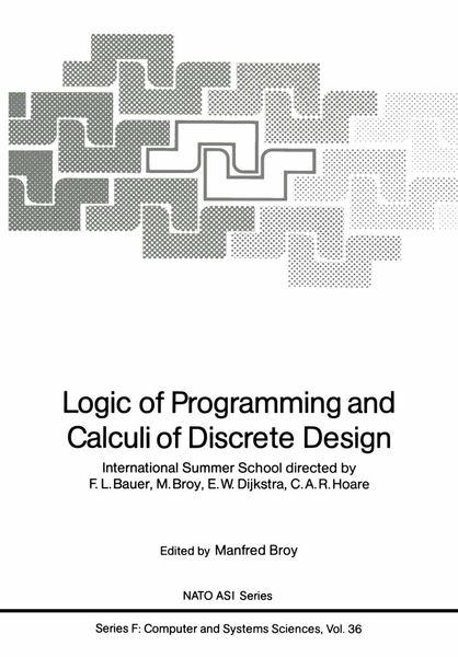 Produktbild: Logic of Programming and Calculi of Discrete Design