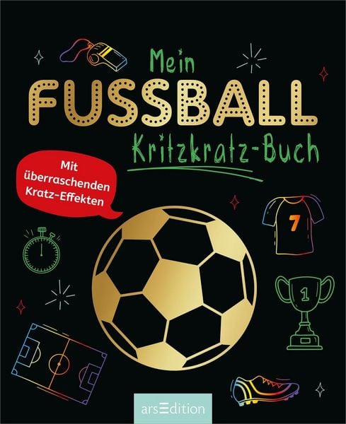 Produktbild: Mein Fu&szlig;ball-Kritzkratz-Buch