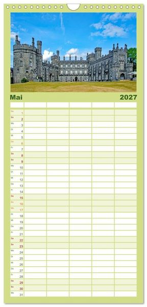 Produktbild: Familienplaner 2027 - Britische Inseln - Highlights des K&ouml;nigreichs mit 5 Spalten (Wandkalender, 21 x 45 cm) CALVENDO