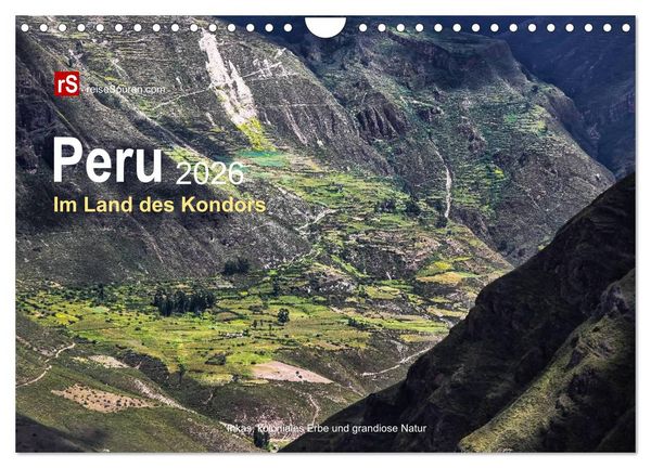 Produktbild: Peru 2026 Im Land des Kondors (Wandkalender 2026 DIN A4 quer), CALVENDO Monatskalender