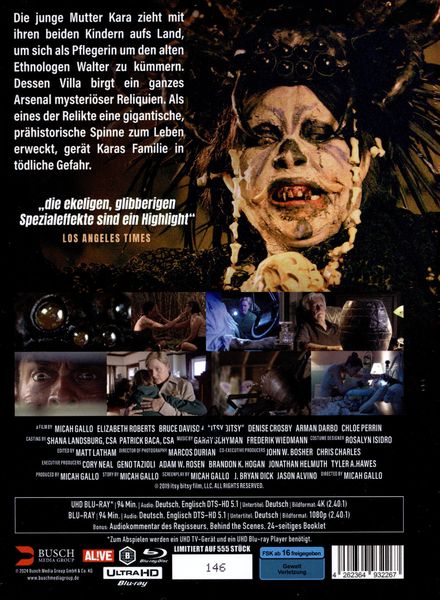 Produktbild: Itsy Bitsy - UHD 2-Disc Limited Edition Mediabook - Cover B (4K Ultra HD) ( + Blu-ray)