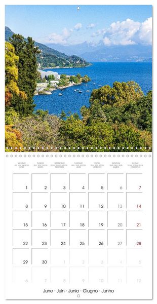 Produktbild: Lake Maggiore - Italian Dreams (Wall Calendar 2026 12 &times; 12 Inch) CALVENDO 12 Month Wall Calendar
