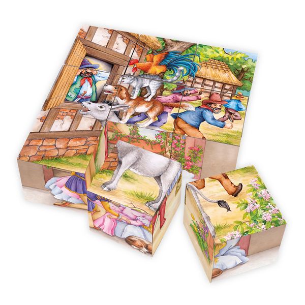 Produktbild: TR&Ouml;TSCH - Bilderw&uuml;rfel Puzzle M&auml;rchen | Ab 2 Jahren