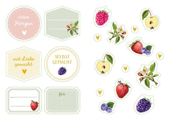 Produktbild: Deko-Sticker - &Auml;pfel