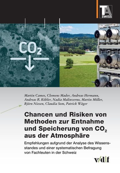 Produktbild: Chancen und Risiken von Methoden zur Entnahme und Speicherung von CO2 aus der Atmosph&auml;re