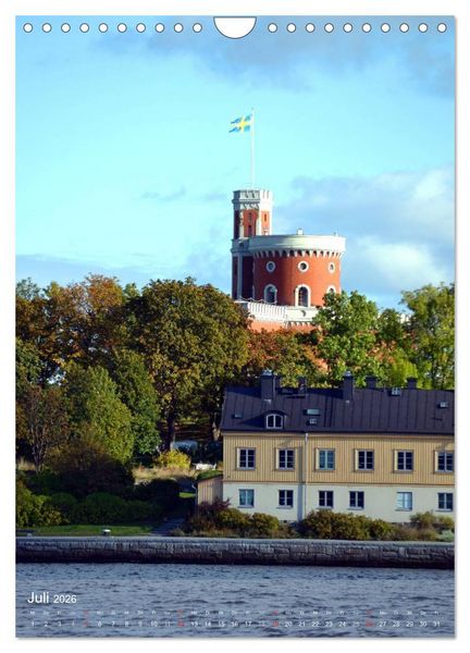 Produktbild: Stockholm - Stadtansichten (Wandkalender 2026 DIN A4 hoch), CALVENDO Monatskalender