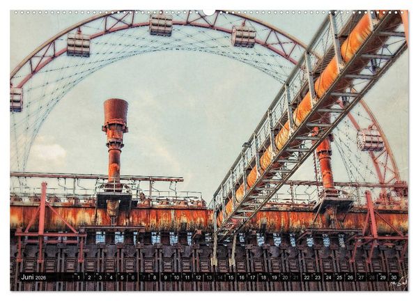 Produktbild: Ruhrpott - Kunstvolle Ansichten (hochwertiger Premium Wandkalender 2026 DIN A2 quer), Kunstdruck in Hochglanz