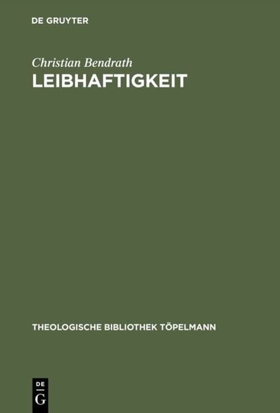 Produktbild: Leibhaftigkeit