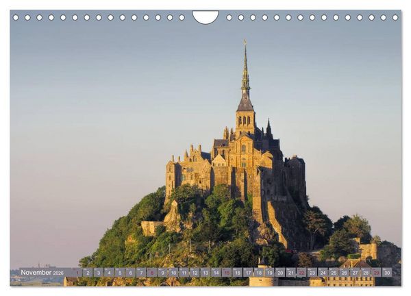 Produktbild: Le Mont-Saint-Michel - Sagenumwobener Klosterberg im Watt (Wandkalender 2026 DIN A4 quer), CALVENDO Monatskalender