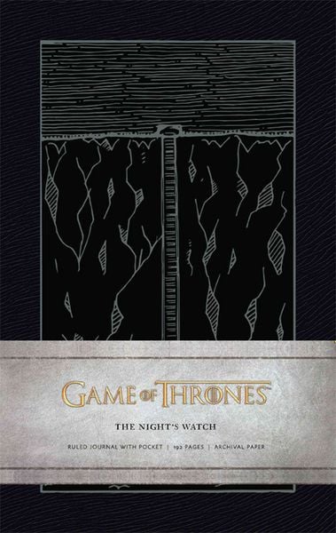 Produktbild: Game of Thrones: The Night's Watch Hardcover Ruled Journal