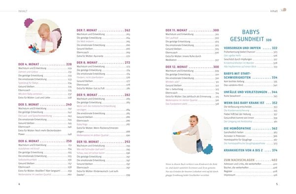 Produktbild: Das gro&szlig;e Buch f&uuml;r Babys erstes Jahr