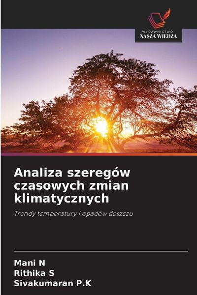 Produktbild: Analiza szereg&oacute;w czasowych zmian klimatycznych