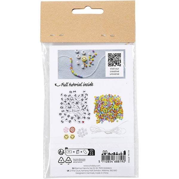 Produktbild: Creativ Company DIY Sets Beads Mini Kreativ Set Schmuck, Halsketten, Kreativ Box