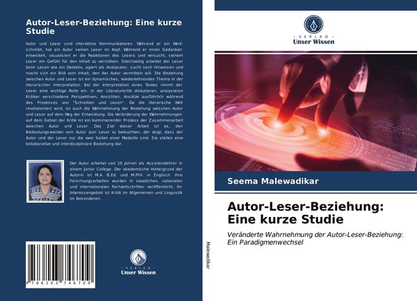 Autor-Leser-Beziehung: Eine kurze Studie, Taschenbuch von Seema Malewadikar, Verlag Unser Wissen, 9786203746709